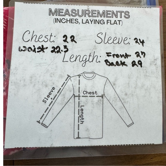 Lands End Women’s Long Sleeve Popover Reddish Pink Floral Size Large - Picture 11 of 11